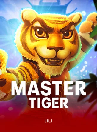 ภาพปกเกมสล็อตพยัคฆ์ลายพาดกลอน Master Tiger จาก JILI