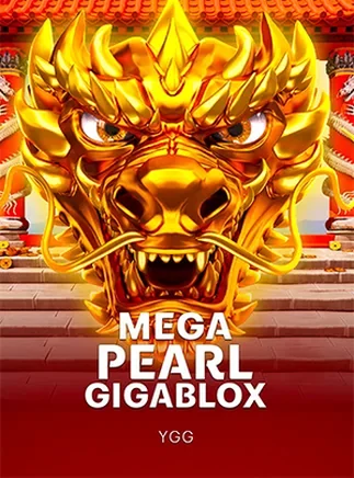 ภาพปกเกมสล็อตไข่มุกใต้ทะเล Mega Pearl Gigablox จาก Yggdrasil